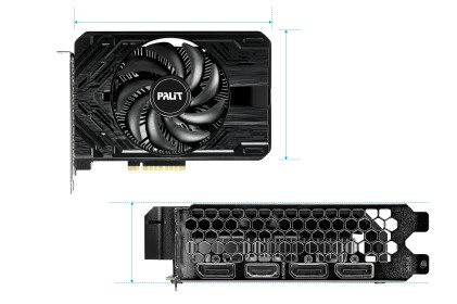 Palit NE64060019P1-1070F scheda video NVIDIA GeForce RTX 4060 8 GB GDDR6