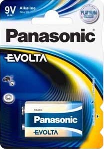batterie non-ricaricabili Panasonic Evolta Alcalino 9V batteria non-ricaricabile