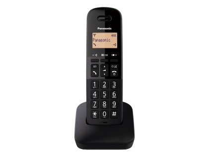Telefono Cordless Pan Tgb610 Nero Ora/Id Chi./Rubrica 50 Num/18 Ore