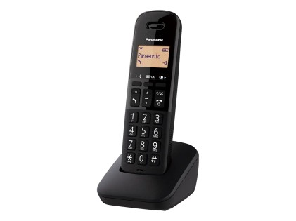 Telefono Cordless Pan Tgb610 Nero Ora/Id Chi./Rubrica 50 Num/18 Ore