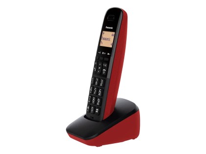 Telefono Cordless Pan Tgb610 Rosso Ora/Id Chi./Rubrica 50 Num/18 Ore
