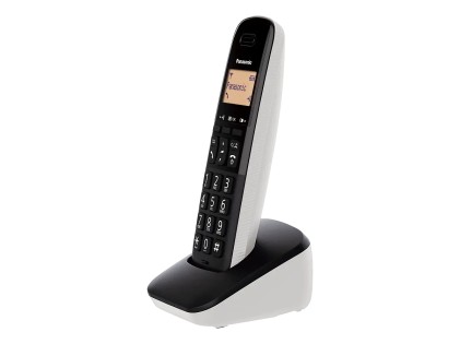 Telefono Cordless Pan Tgb610 Bianco Ora/Id Chi./Rubrica 50 Num/18 Ore