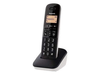 Telefono Cordless Pan Tgb610 Bianco Ora/Id Chi./Rubrica 50 Num/18 Ore