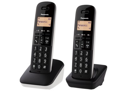 Telefon0 Cordless Pan Tgb612 Nero Duo 18Ore/Id Chi./Rubrica 50 Num.