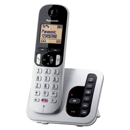 Telefon0 Cordless Pan Tgc260 Silver Gap Vivav/Segreteria/16 Ore.