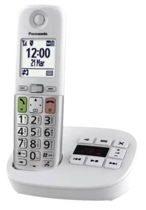 Telefono Cordless Pan Tgu430 White Lcd 2.1/ Tgu410 + Segr.Telefonica