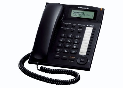 Telefono Fisso Panasonic Kx-Ts880Exb Kx Ts880 Business Nero