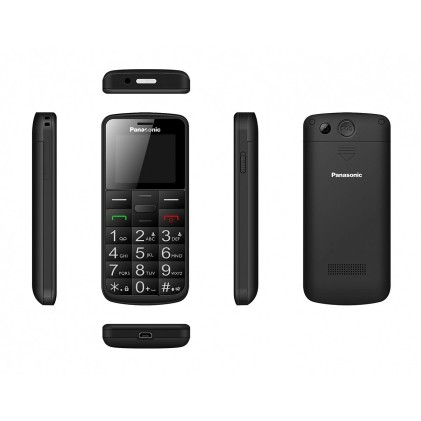 Telefono Cellulare Senior Kx-Tu110E 1,77Funzione Sos Fotoc 0,3Mp Nero