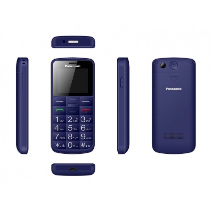Telefono Cellulare Senior Kx-Tu110E 1,77Funzione Sos Fotoc 0,3Mp Blu