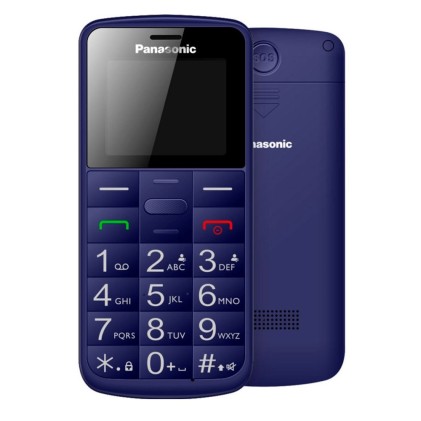 Telefono Cellulare Senior Kx-Tu110E 1,77Funzione Sos Fotoc 0,3Mp Blu