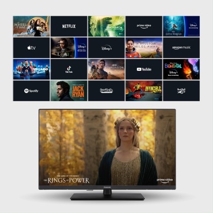 Tv 32 Pan Hd  Smart Firetv Lan Dvt2 Dvbs2  Italia Piede