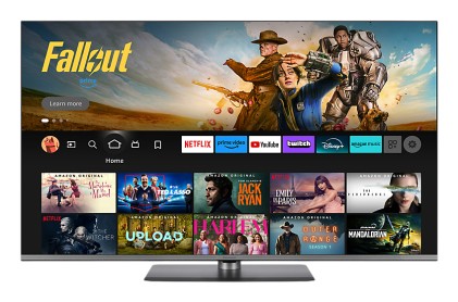 Tv 55 Pan 4K Uhd  Smart Firetv Lan Dvt2 Dvbs2 Qled Italia Piede