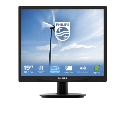 Mon 19"Ips-Ads Mm Vga Dvi Vesa 5:4 Philips 19S4Qab 1000:1 5Ms