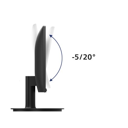 Philips Monitor 21,5 Led Va 16:9 Fhd 4Ms 200 Cdm, Vga/Hdmi, Multimediale