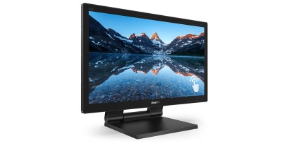 Philips Monitor Touch 21,5 Tn 16:9 1Ms 250 Cd/M Vga/Dvi/Dp/Hdmi Multimediale Touch 10 Tocchi Ip54 Base Ripiegabile