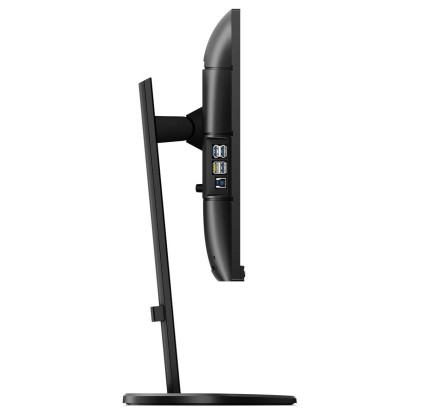 Philips Monitor 24,1 Led Ips 16:10 Fhd 4Ms 300 Cdm, Vga/Dvi/Hdmi/Dp, Pivot, Multimediale