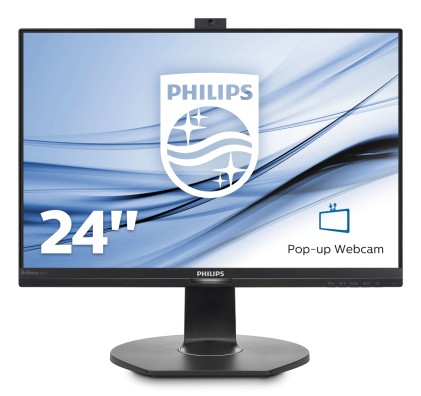 Philips Monitor 23,8", Led Ips, 16:9, 1920X1080, 250 Cd/M, 5Ms, 178/178, Vga, Hdmi, Dp, Usb, Multimediale, 3 Anni Di Garanzia Swap Onsite