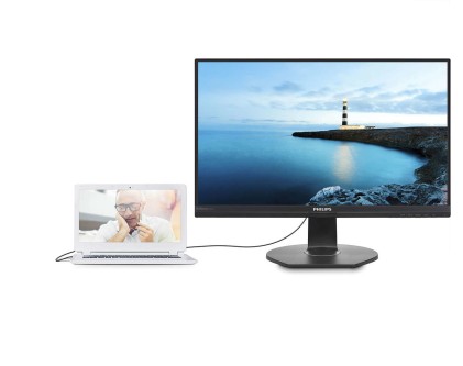 Philips Monitor 23,8 Led Ips 16:9 Fhd 5Ms 250 Cdm, Vga/Hdmi, Multimediale, Docking Station Usb-C