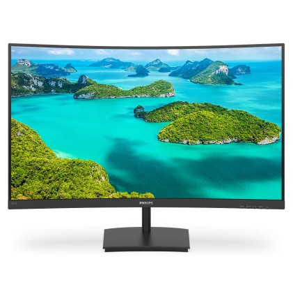 Mon 23,6"Va Mm Vga Hdmi 4Ms Curvo Philips 241E1Sca