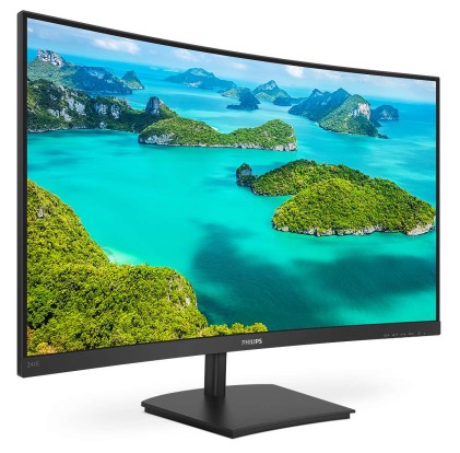 Mon 23,6"Va Mm Vga Hdmi 4Ms Curvo Philips 241E1Sca
