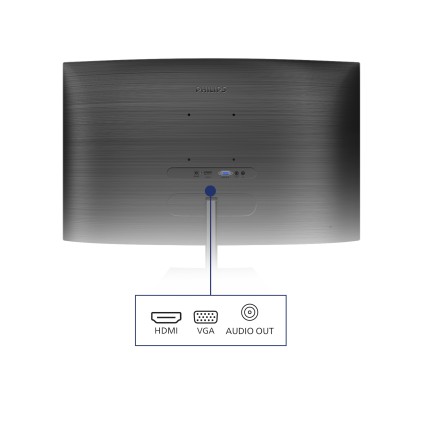 Philips Monitor Curvo 23,6 Va Fhd 4Ms 250Cdm, Vga/Hdmi Multimediale