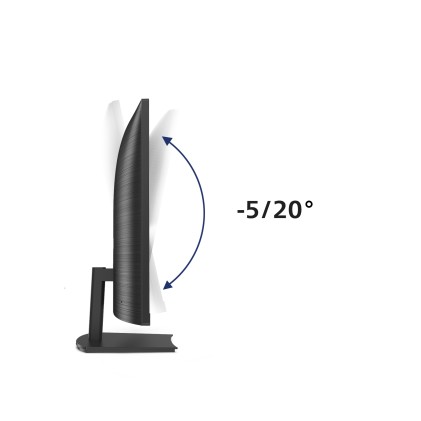 Philips Monitor Curvo 23,6 Va Fhd 4Ms 250Cdm, Vga/Hdmi Multimediale