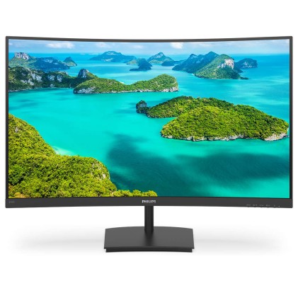 Mon 23,6"Va Vga Hdmi 4Ms Curvo Philips 241E1Sc/00