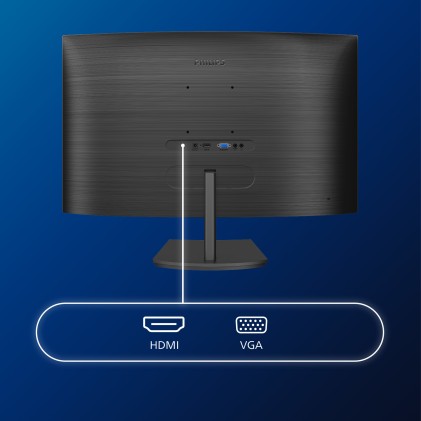 Mon 23,6"Va Vga Hdmi 4Ms Curvo Philips 241E1Sc/00