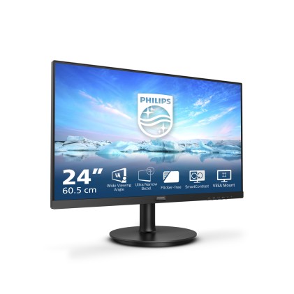 Mon 23,6"Va Vga Hdmi 4Ms Philips 241V8L/00 16:9 3000:1