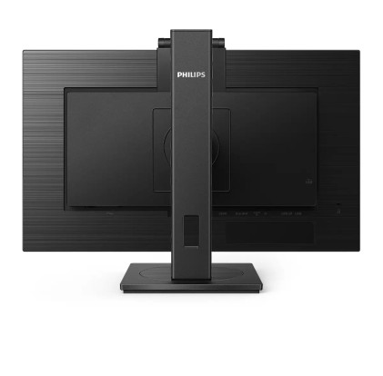 Philips Monitor 23,8 Led Ips 16:9 Fhd 4Ms 250 Cdm Vga/Dvi/Dp/Hdmi Webcam Pivot Multimediale
