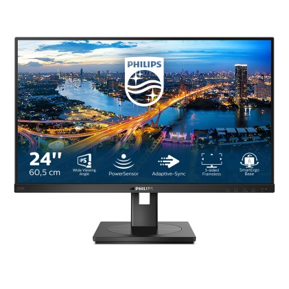 Mon 24"Ips Vga Hdmi Dp  Dvi Philips 242B1/00 Reg Alt Pivot Usb