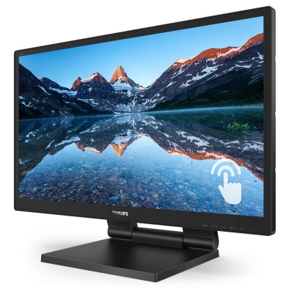 Philips Monitor Touch 23,8 Led Ips 16:9 Fhd 5Ms 250Cdm, Vga/Dvi/Dp/Hdmi, Ip54, Multimediale