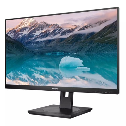 Philips Monitor 23,8 Wled Va 16:9 Fhd 4Ms, Vga/Dvi/Dp/Hdmi, Hub Usb, Pivot, Multimediale