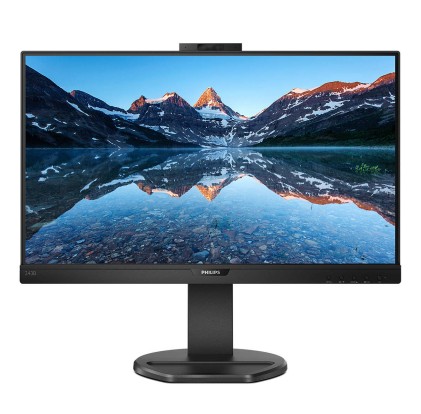 Philips Monitor 23,8 Led Ips 16:9 Fhd 4Ms 250 Cdm, Vga/Hdmi/Dp, Pivot, Usb-C, Webcam, Multimediale