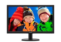 MON LED 23,6 Philips 243V5LHSB/00, Full HD, HDMI, DVI, VGA