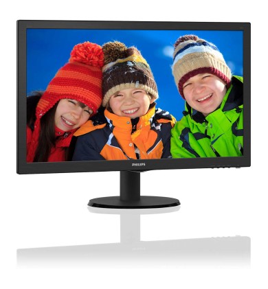 Mon 23,6"Mva  Mm Vga Hdmi Dvi 8Ms Philips 243V5Qhaba 16:9 3000:1