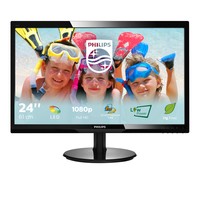 Mon 24"W-Led Vga Hdmi Dvi Vesa Philips 246V5Ldsb 16:9 1000:1 1Ms