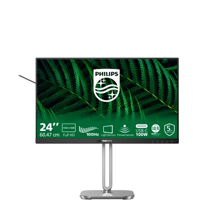 Mon 23,8Ips 100Hz Docking 90W Hdmi Philips 24B2G5301 Dp Vga Mm Pivot