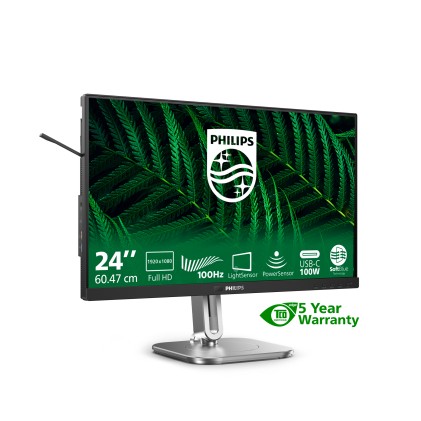 Mon 23,8Ips 100Hz Docking 90W Hdmi Philips 24B2G5301 Dp Vga Mm Pivot
