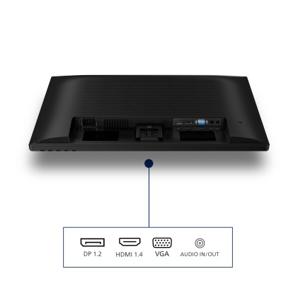Philips Monitor 23,8 Led Ips Fhd 16:9 4Ms 140Hz 300 Cdm, Vga/Dp/Hdmi, Multimediale