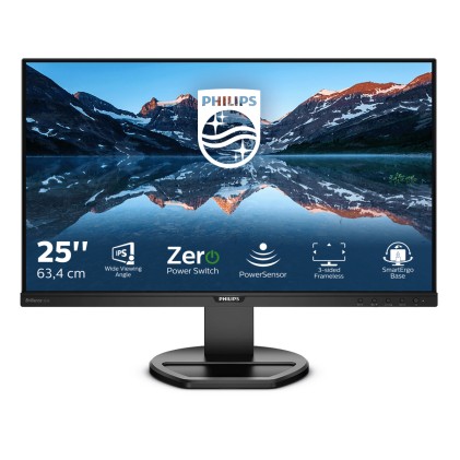 Philips Monitor 25 Led Ips 16:9 Fhd 5Ms 300Cdm, Vga/Dvi/Dp/Hdmi Usb Multimediale