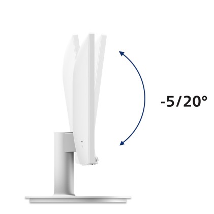 Philips Monitor 27 Led Ips 16:9 Fhd, 4Ms 250 Cdm, Vga/Hdmi, Multimediale, Bianco
