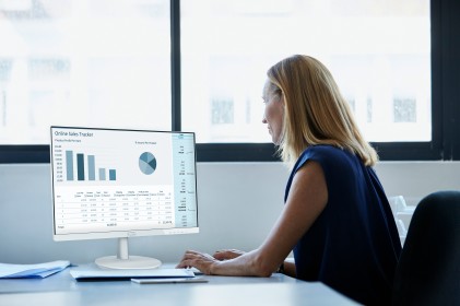 Philips Monitor 27 Led Ips 16:9 Fhd, 4Ms 250 Cdm, Vga/Hdmi, Multimediale, Bianco