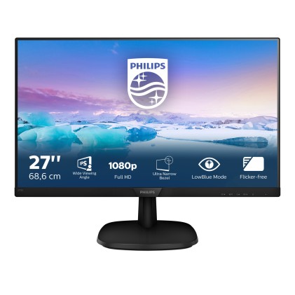 Philips Monitor 27 Led Ips 16:9 5Ms 250Cdm Fhd Vga Dvi Hdmi