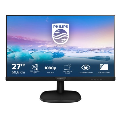 Mon 27" Ips Vga Hdmi Dp Vesa Mm Philips 273V7Qjab 16:9 1000:1 5Ms