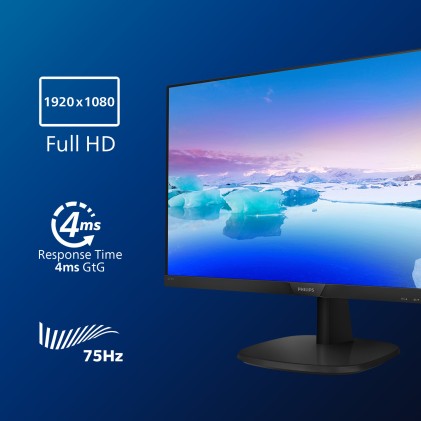 Philips Monitor 27 Led Ips 16:9 4Ms 250Cdm Fhd Vga / Hdmi Multimediale Ts