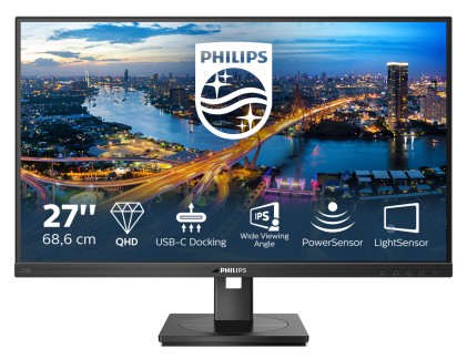 Philips Monitor 27 Led Ips 16:9 2560 X 1440 350 Cdm, Usb-C, Pivot, Dp/Hdmi, Multimediale