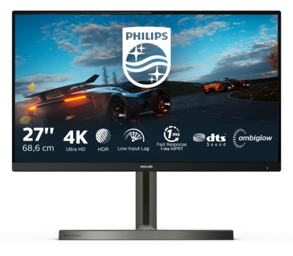Mon 27" Ips 4K Hdmi Dp Mm Usb Pivot Philips 278M1R/00 Momentum Gaming