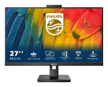 Philips 5000 series 27B1U5601H/00 LED display 68,6 cm (27") 2560 x 1440 Pixel Quad HD LCD Nero