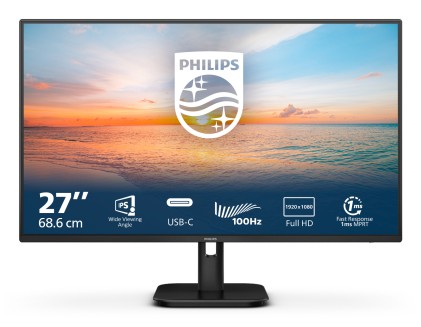 Philips Monitor 27 Led Ips 16:9 Fhd 1Ms 250 Cdm 100Hz, Usb-C Dock, Hdmi, Multimediale
